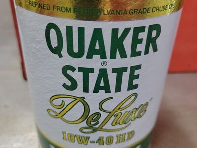 Vintage Quaker State Oil Cans