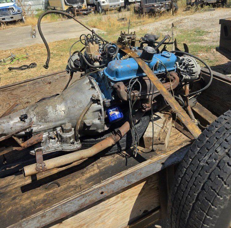 Mopar 360 engine and trans