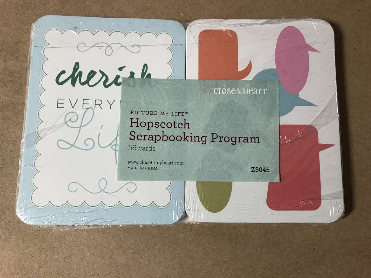 PICK Fron the Following: Close To My Heart Picture My Life Scrapbooking Program Cards $5 each package