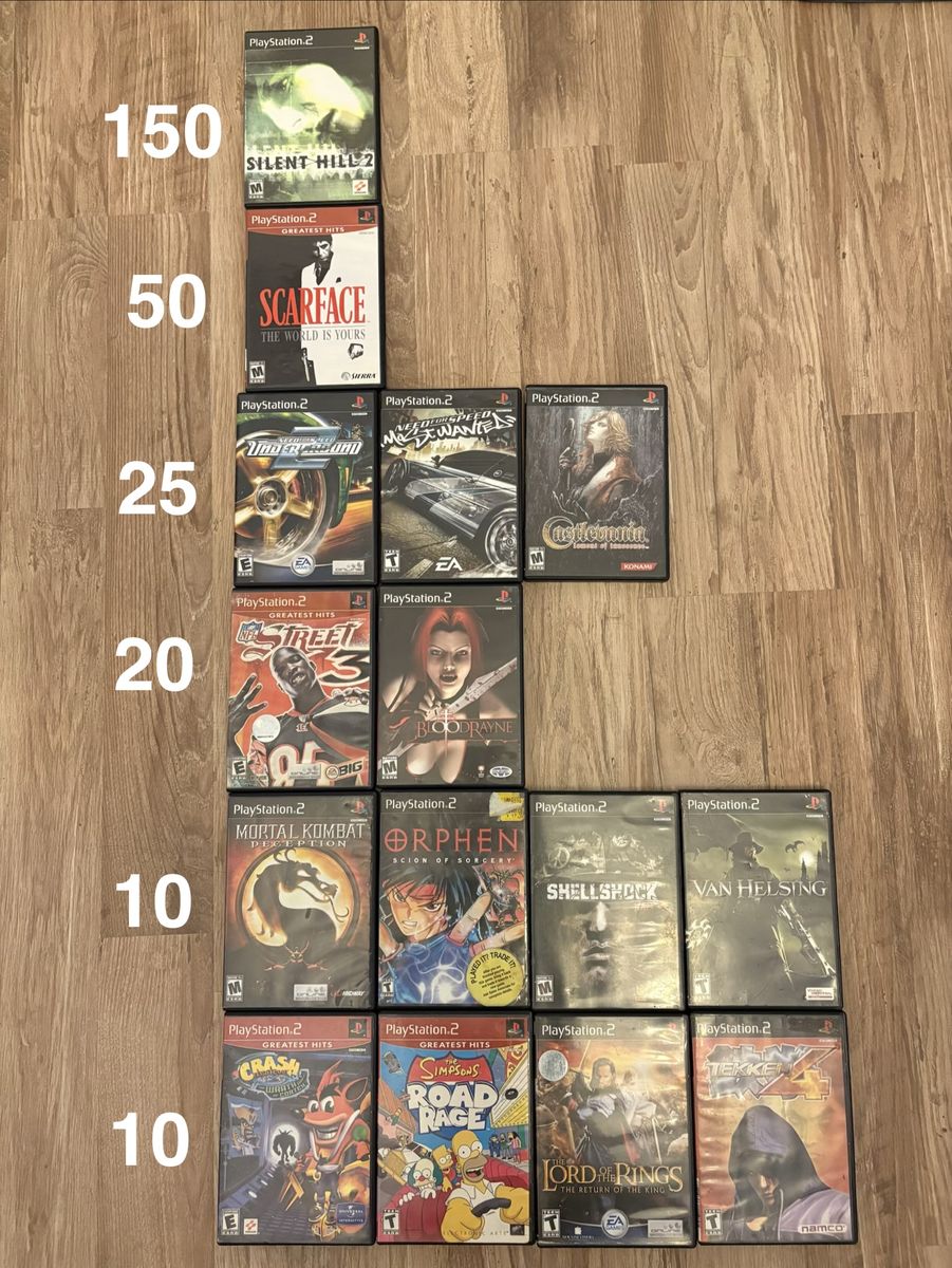 PS2 Games - Individually Priced - PlayStation - Silent Hill, Castlevania, Need For Speed, Scarface & more