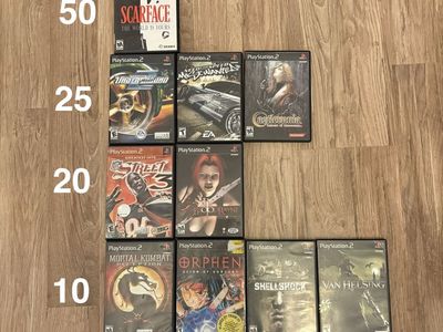 PS2 Games - Individually Priced - PlayStation - Silent Hill, Castlevania, Need For Speed, Scarface & more