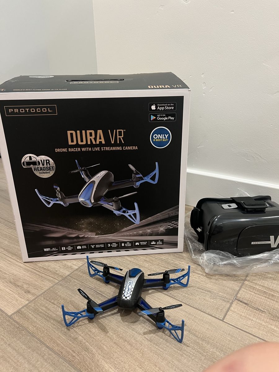 Dura VR Drone Racer with Live Streaming Camera and VR Headset