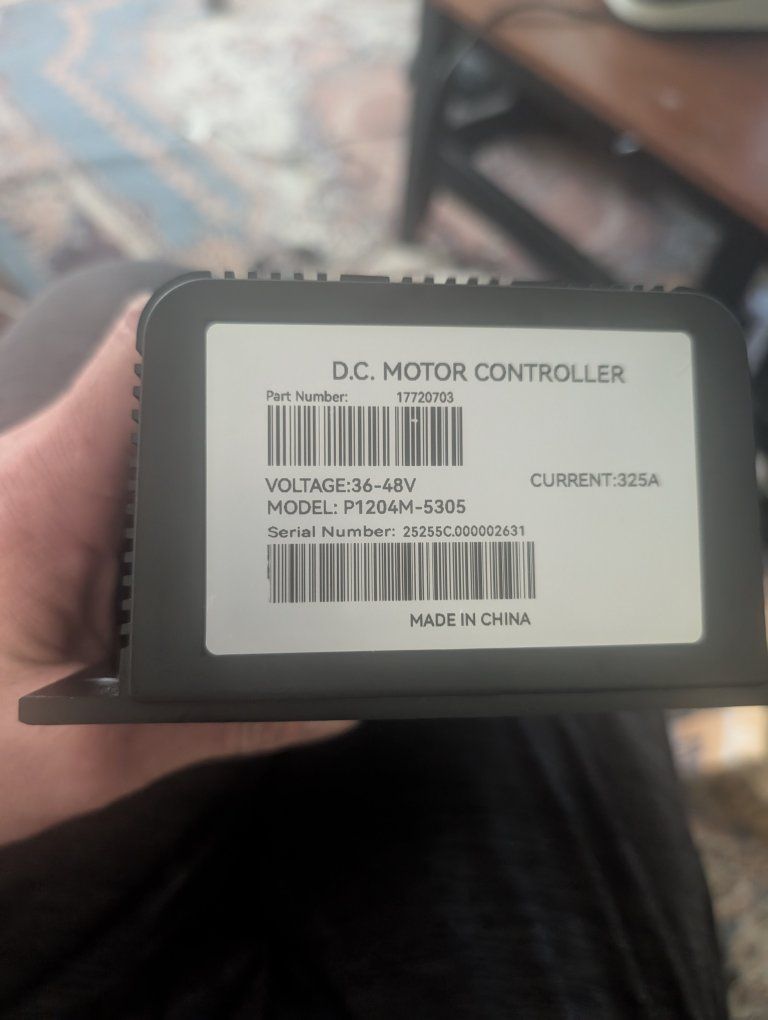 D.C. Motor Controller P1204M-5305, 36-48V 325A - Untested, Parts Only