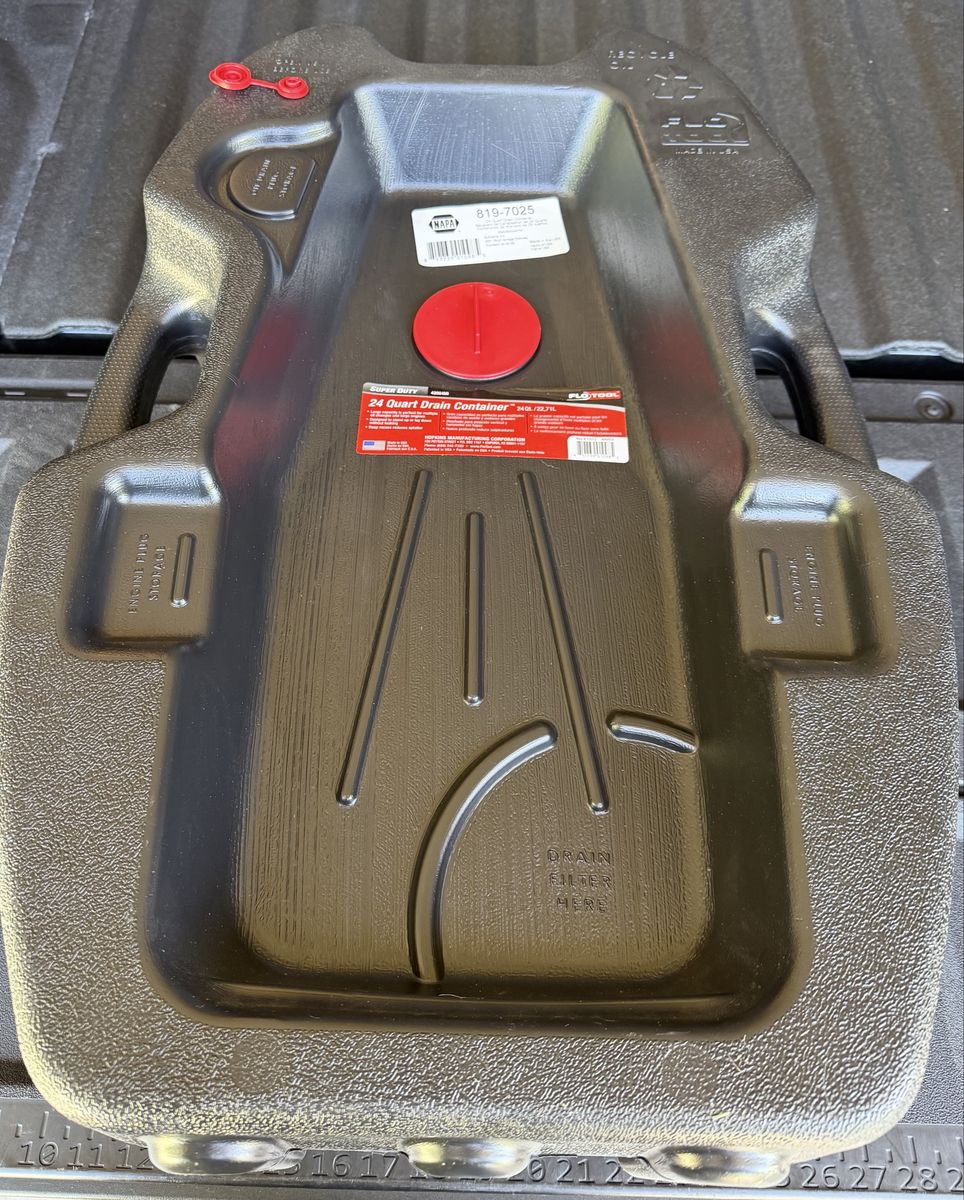 FloTool 819-7025 24-Quart Drain Container Oil Waste Pan Recycler - NEW Sealed