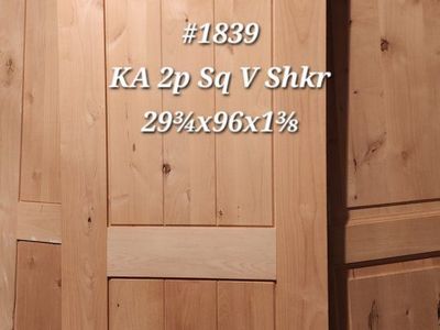 KA Interior Wood Doors - Various Styles & Sizes (Arched, Raised Panel, Shaker) - Unfinished/Stained