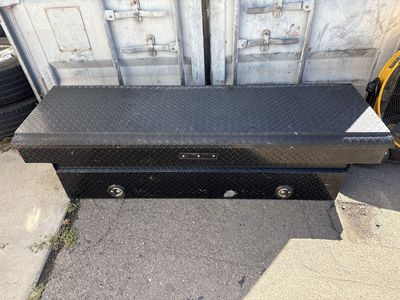 Weather Guard Black Diamond Plate Truck Tool Box