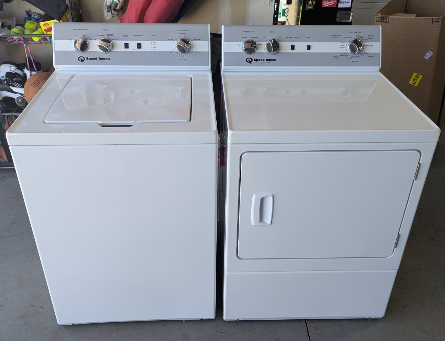 Speed Queen TC5 Washer & ELECTRIC Dryer