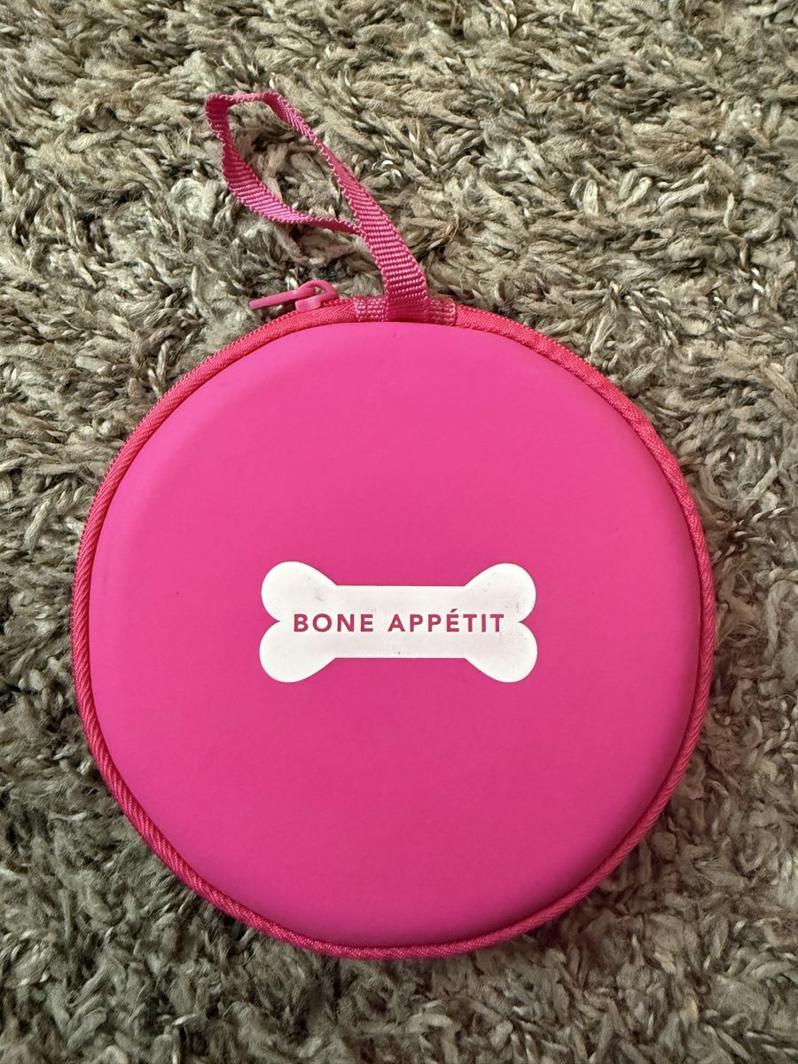 Bone Appetit Travel pet water and food bowl small