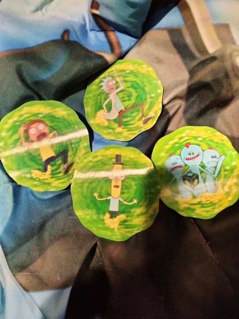 Rick And Morty Coasters