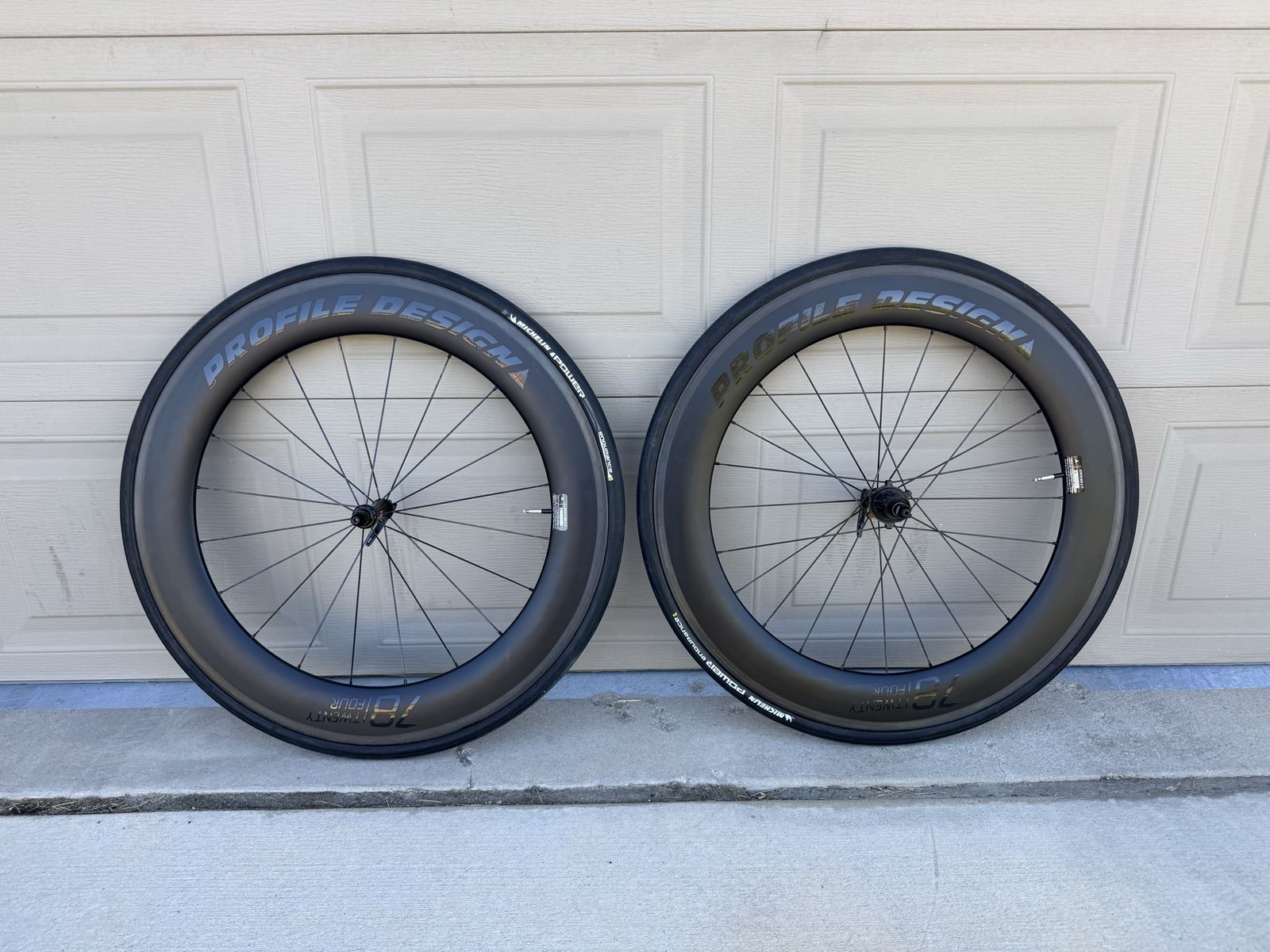 Profile Design TwentyFour 78/78 Carbon Clincher Wheelset — Rim Brake
