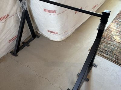 Wall-Mounted Pull-Up Bar, powder coated