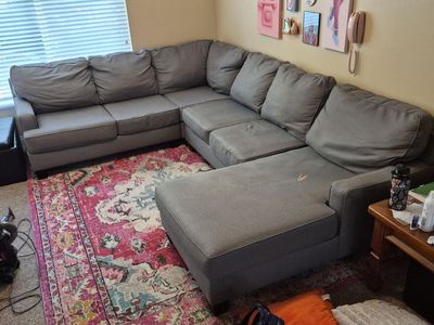 4 Piece Gray Sectional