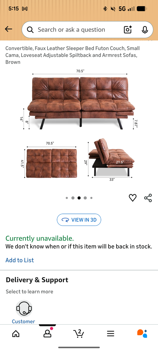 leather couch