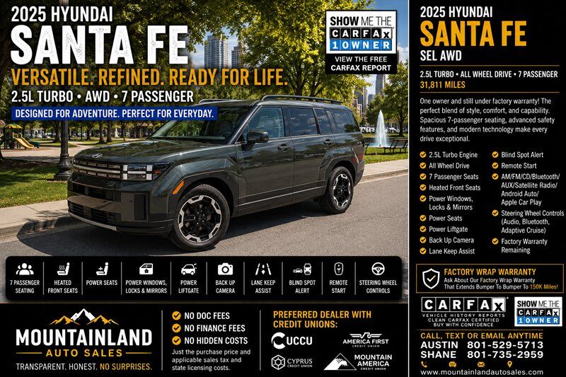 2025 Hyundai Santa Fe SEL