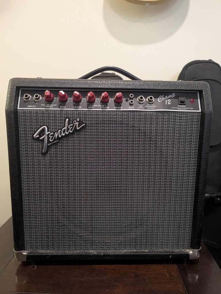 Fender Champ 12, late 80s/early 90s tube amp