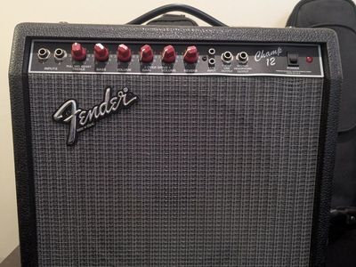 Fender Champ 12, late 80s/early 90s tube amp