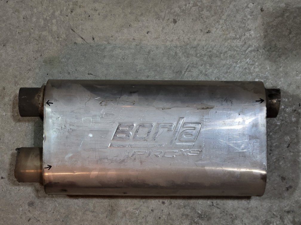 Borland pro xs muffler