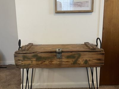 2 Ammo Box endtables or nightstands
