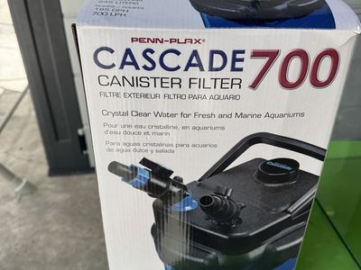 PENN-PLAX Cascade 700 Canister Filter for Aquariums up to 65 Gallons, 185 GPH