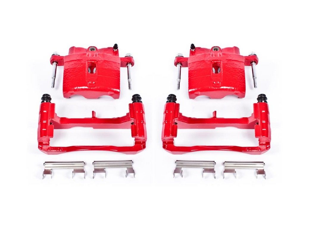 PowerStop Performance High Heat Brake Caliper Disc Set Escalade Avalanche Silverado Tahoe Sierra Yukon Hummer H2