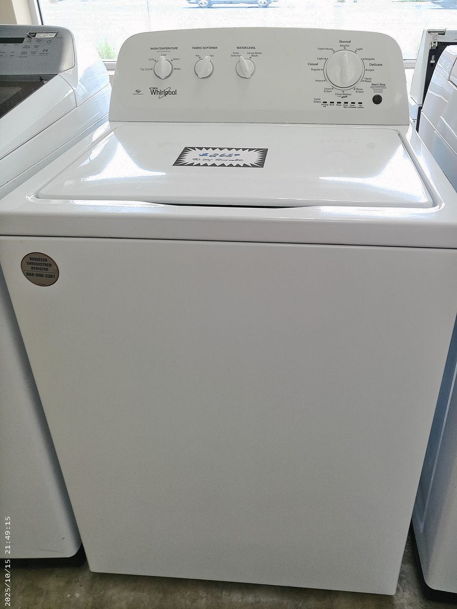 High Efficiency Washer~90 Day Guarantee~With Agitator
