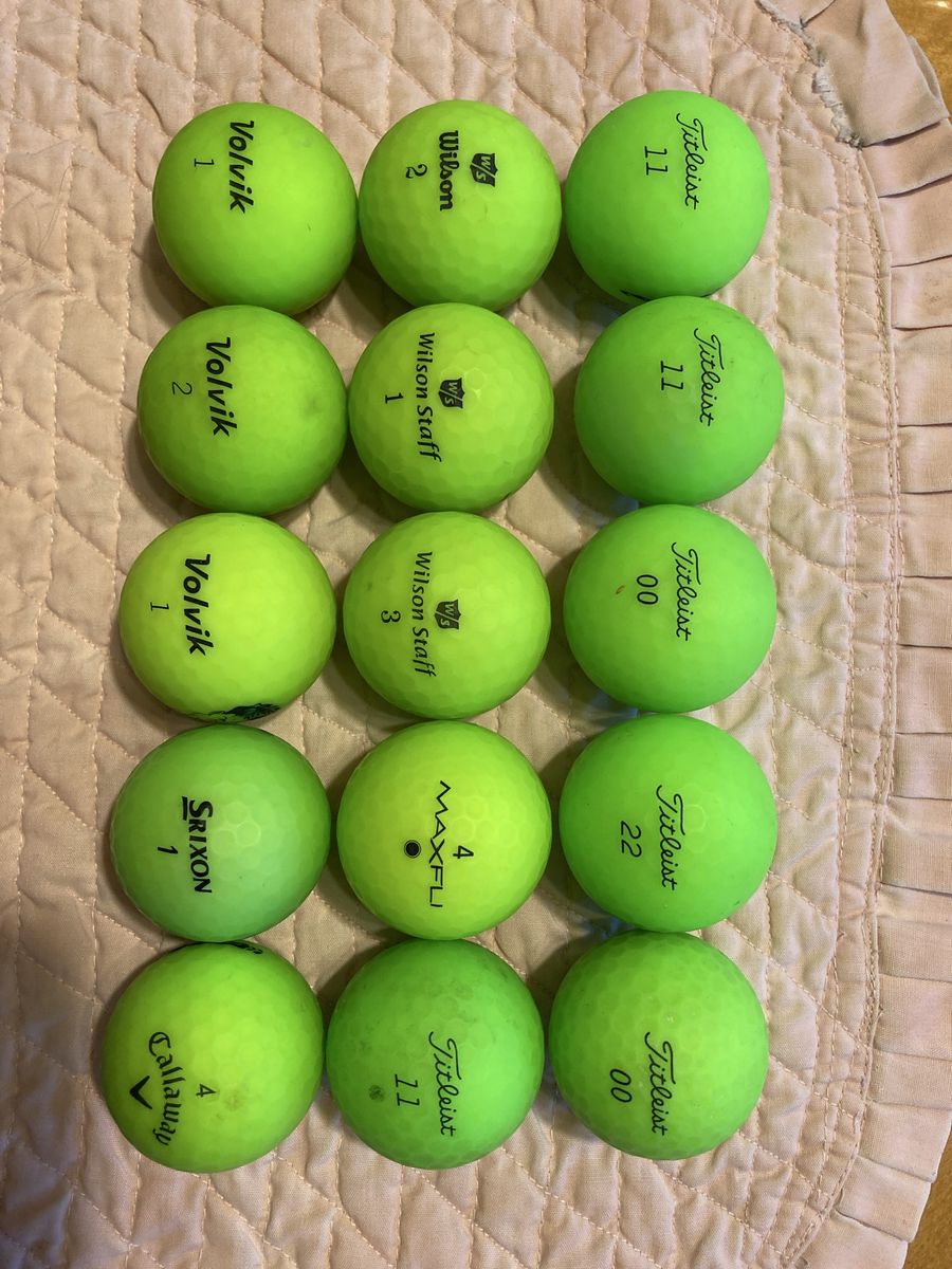 Assorted Green SuperSoft 15 balls/$12