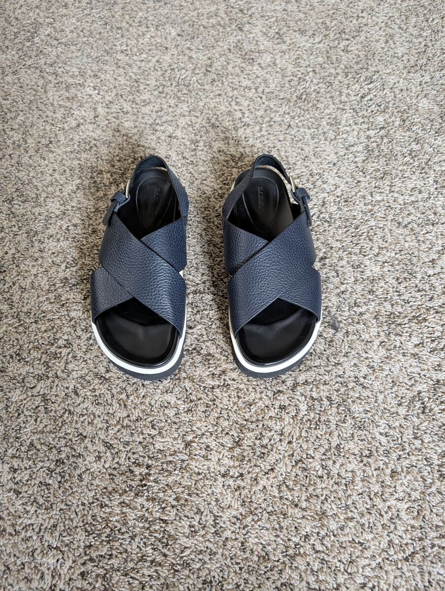 Italian P.a.r.o.s.h. Leather Sandals Size 8.5