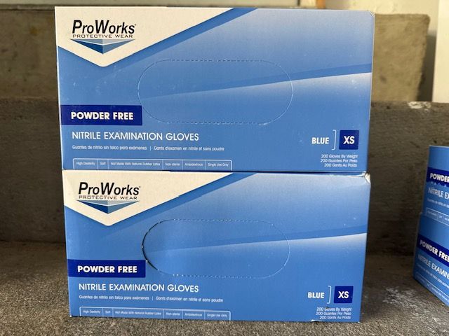 ProWorks Powder Free Nitrile Exam Gloves XS