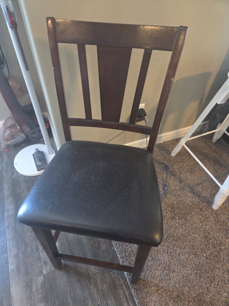 6 Solid Wood Barstools