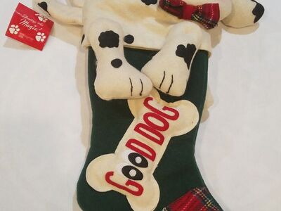 Pet Dog Christmas Stocking - NWT