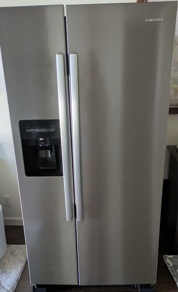 Amana side-by-side refrigerator