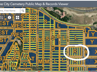 Two Salt Lake City Cemetery Burial Plots for Sale