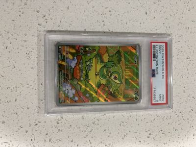 2025 Pokemon Snivy Black Bolt 087 085 Illustration Rare PSA Mint 9