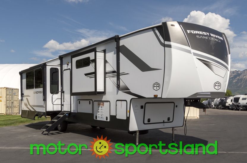 2026 Forest River Sandpiper 3800RK Outdoor Kitchen