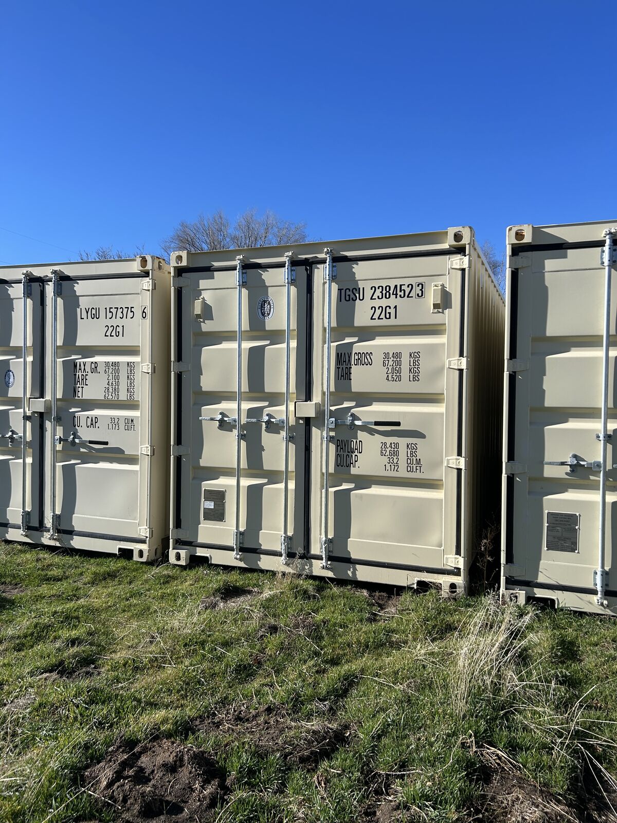 20 FT ONE TRIP SHIPPING CONTAINERS
