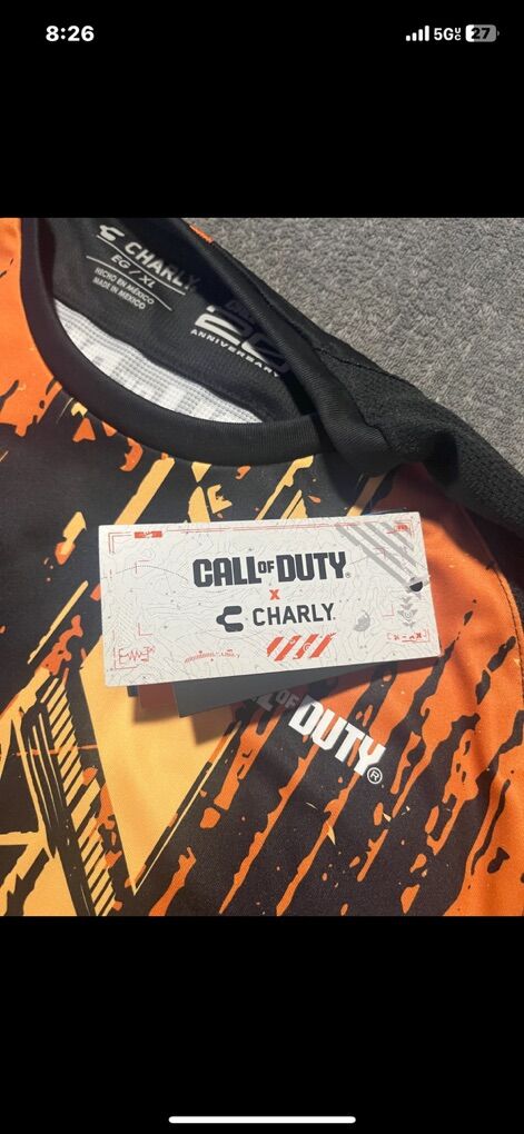 RARE  Call Of Duty Charly Jerseys