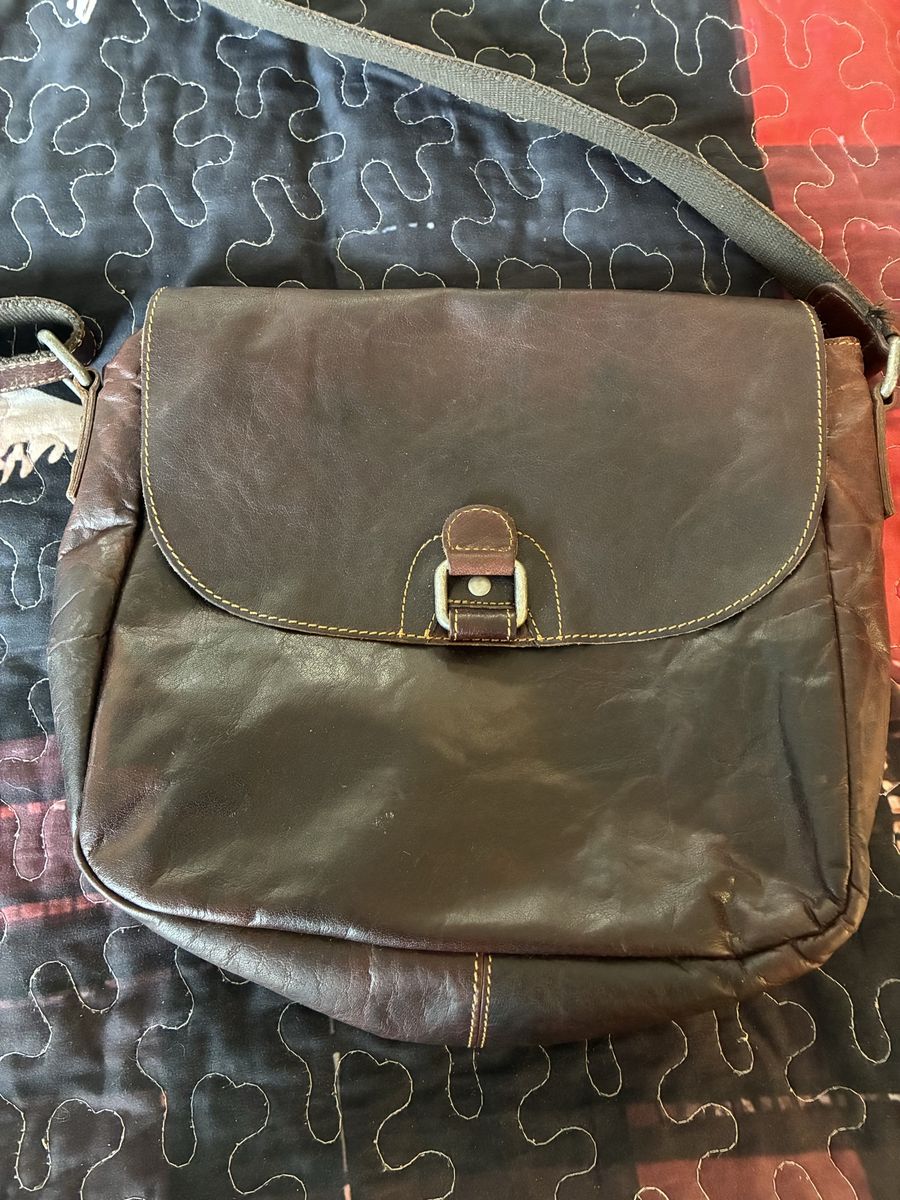 Jack George Geniune Leather Messanger Purse