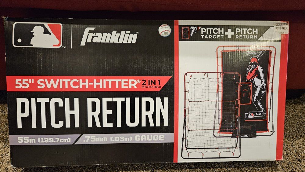 Brand New Unopened Franklin Sports Baseball Pitch Target/Pitch Return Net