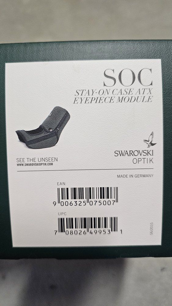 Swarovski SOC spotting scope case.