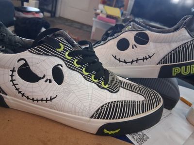 The Nightmare Before Christmas Jack Skellington Shoes Men's 11.5 - Multi-Color Sneakers