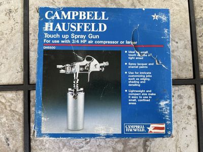 Campbell Hausfeld DH5500 Touch-Up Spray Gun for Lacquer & Enamel Paints - New in Box