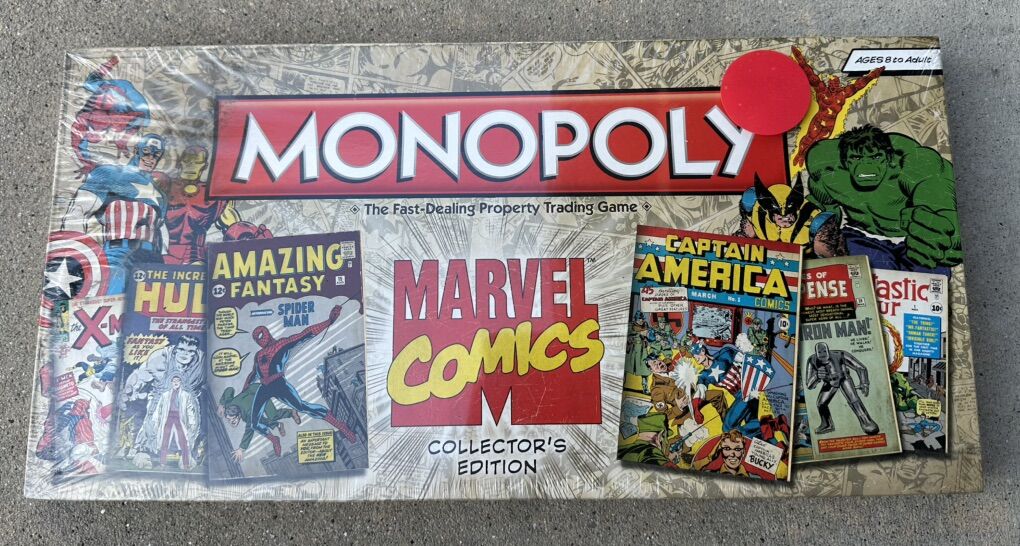 Marvel Comics Collectors Edition Monopoly