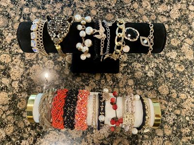 NEW - Women's Stunning Adjustable Bracelets - Bling, Pearls, Beaded, & Charms - $9-$22 - Please Read Carefully