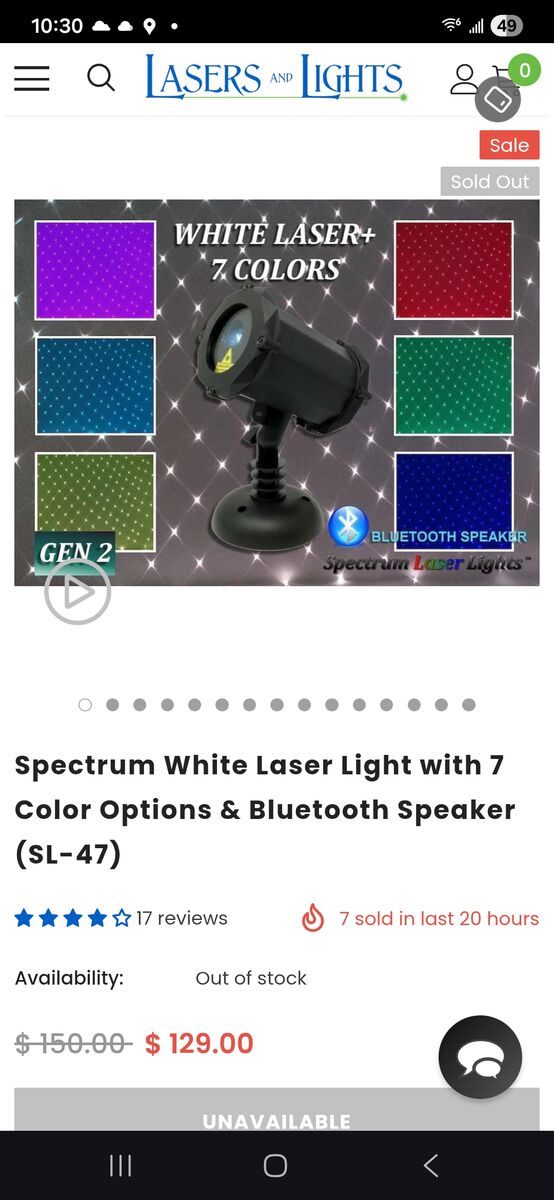Landscape Laser Lights (set of two)