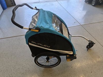 Burley D'Lite X 2 seat kid stroller, jogger, bike trailer