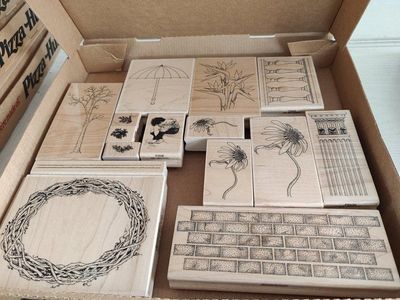 Box #43 of 65, New, old stock rubber stamps, designed mainly for people that like to make their own greeting cards.
