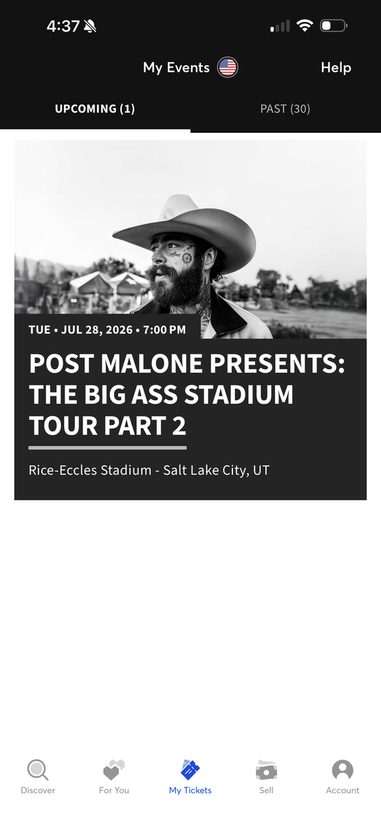 Post Malone/ Jelly Roll Tickets