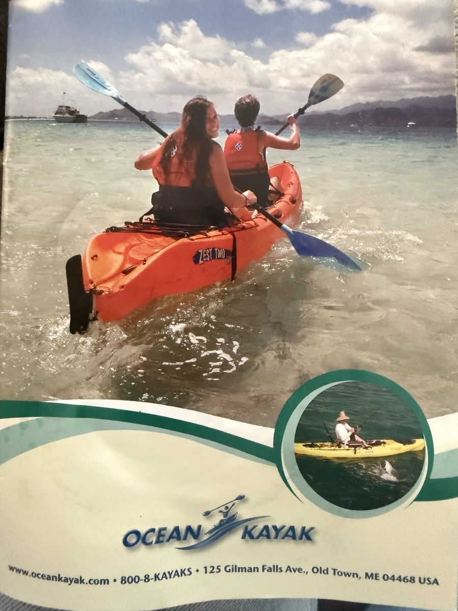 Ocean Kayak Zest Two Exp Tandem Kayak with Paddles and Seats