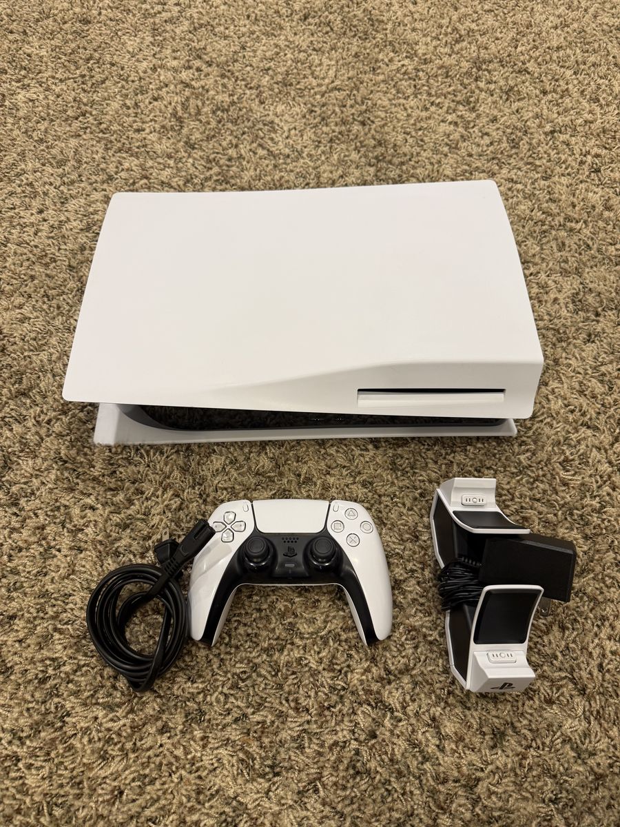 Playstation Five With Charging Stand