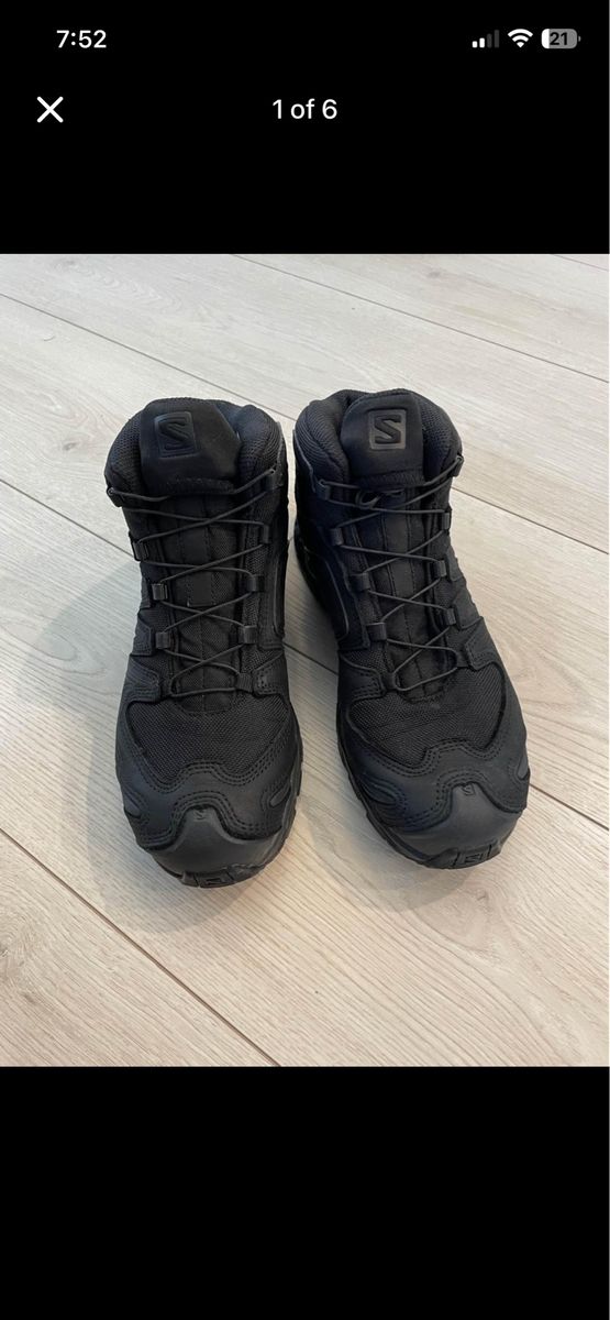 Salomon Quest / X Ultra Black Hiking Boots